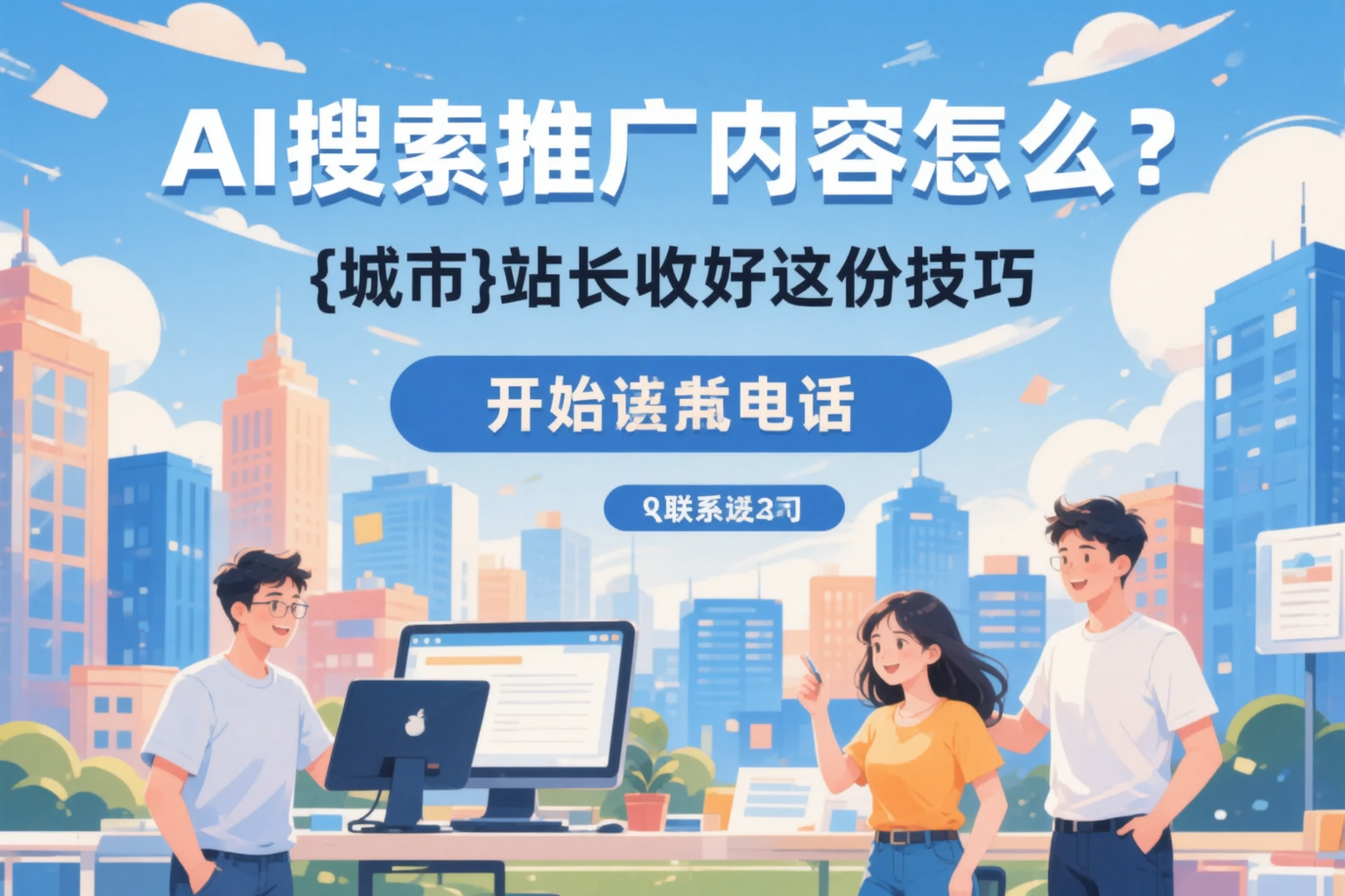AI搜索推广内容怎么写？保定站长收好这份技巧