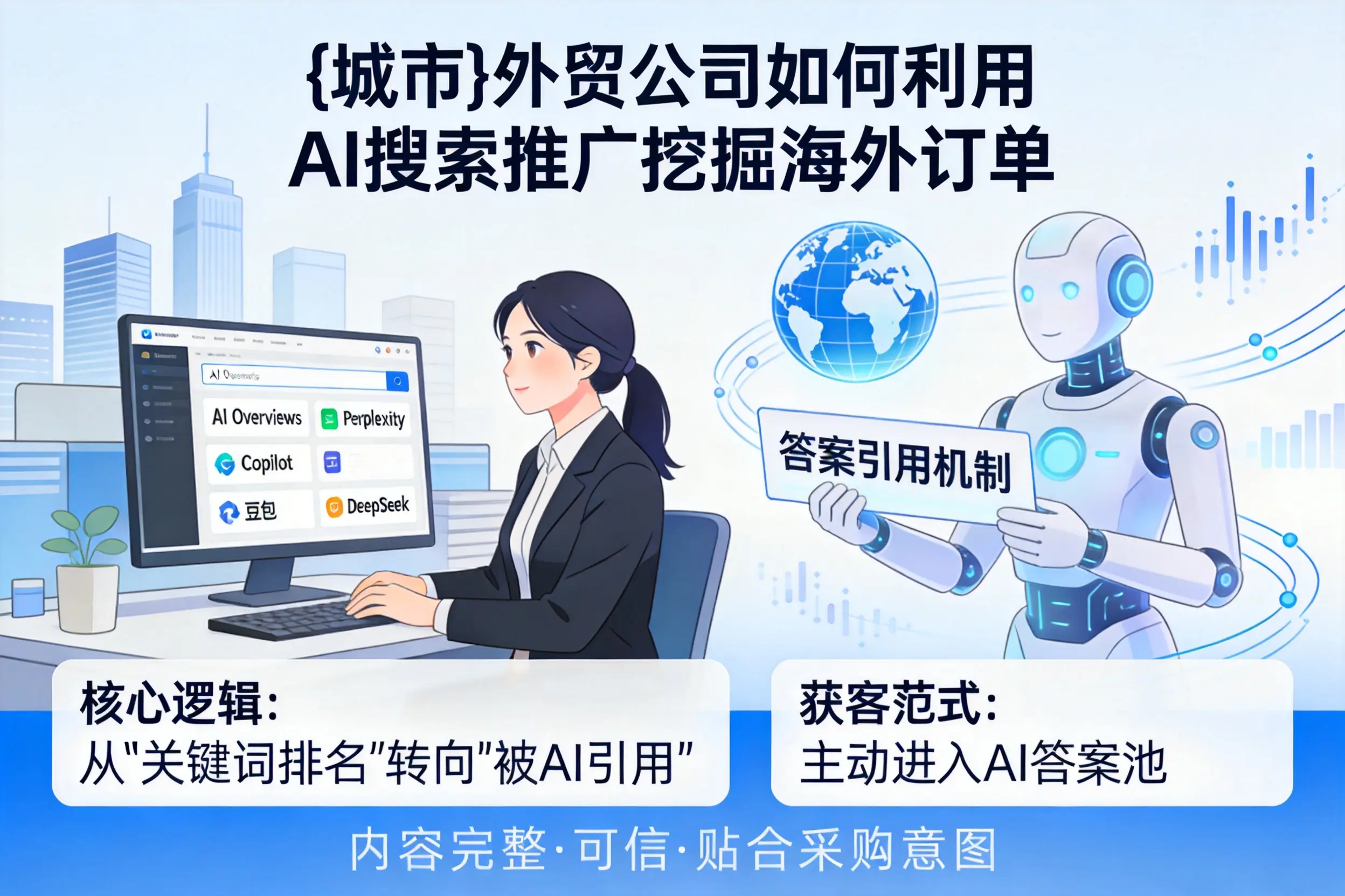 保定外贸公司如何利用AI搜索推广挖掘海外订单