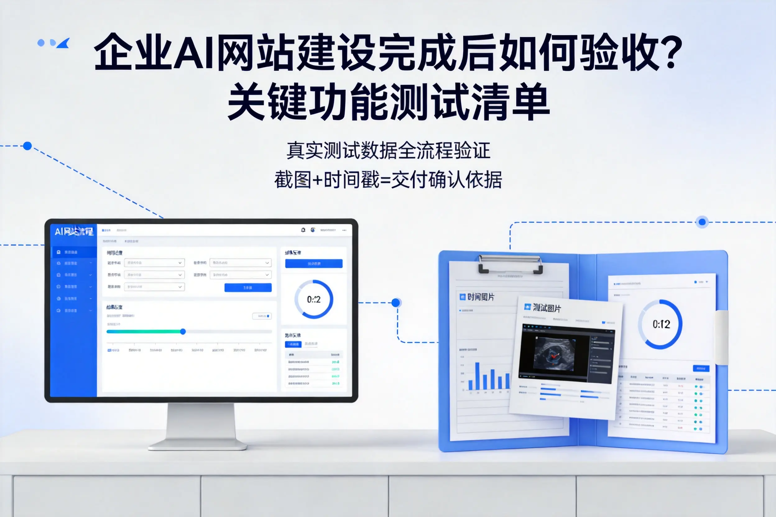 保定企业AI网站建设完成后如何验收？关键功能测试清单