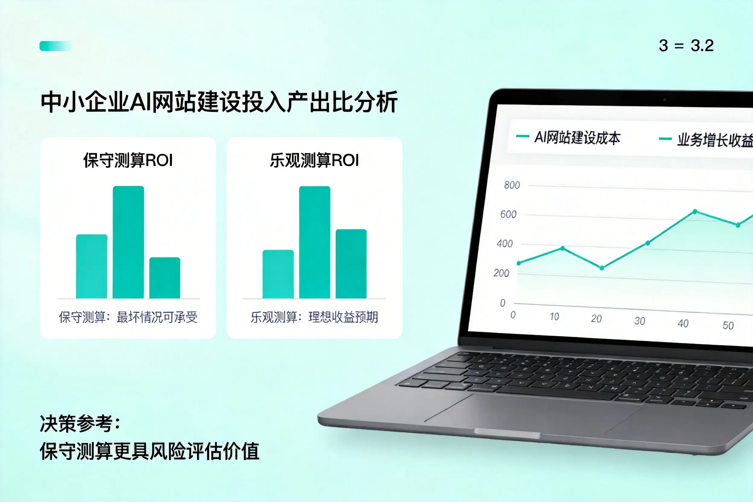 保定中小企业AI网站建设投入产出比怎么算？先看这份分析