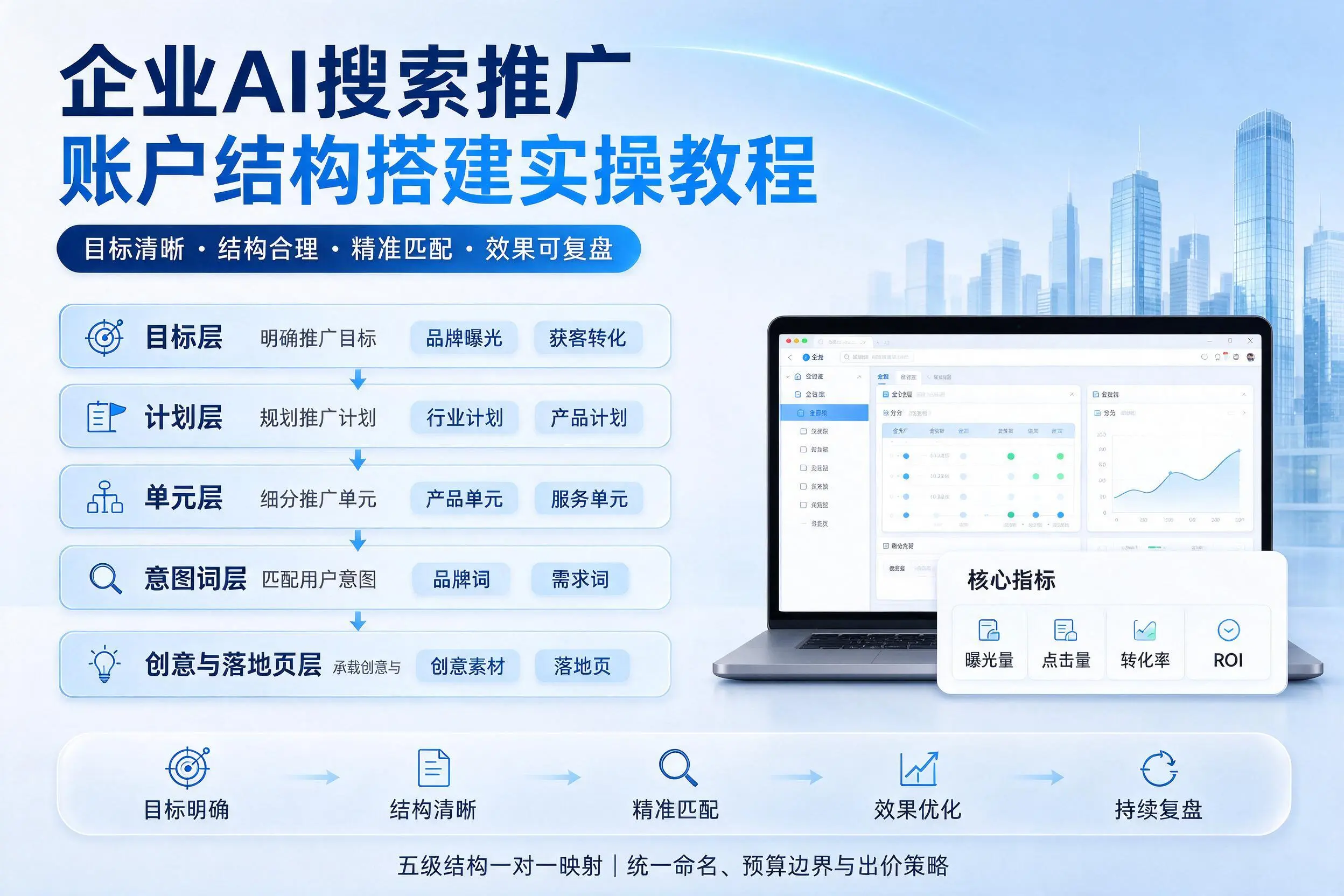 保定企业AI搜索推广账户结构搭建实操教程